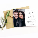 サイド写真モダン書結婚道 招待状<br><div class="desc">美しい&結婚式招待状ユニークをサイドフォト書道の結婚式招待状と共にモダン送信エレガント。写真と書結婚を飾ったカードでお気に入りの皆さんを楽しませる。</div>