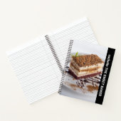 サイド文字カスタム写真 ノートブック (内部)