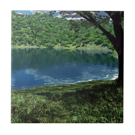 サイド深いウォーターズ装飾タイル タイル (正面)