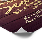 サイド結婚・シャンパン・グラスではなく席を選ぶ ポスター (角)