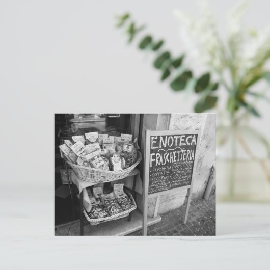 サイド通りショップインローマポストカード ポストカード (スタンド正面)