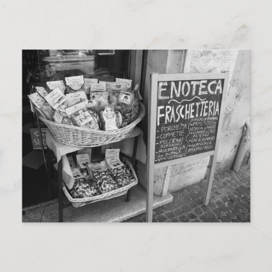 サイド通りショップインローマポストカード ポストカード (正面)