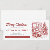 サイド・オブ・ザ・ファイヤー クリスマス ギフト バウチャー (正面/裏面)