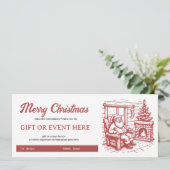 サイド・チア クリスマス ギフト バウチャー (スタンド正面)