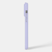 サイド モノグラムイニシャル ヘザーブルー ミニマリスト iPhoneケース (左側面)