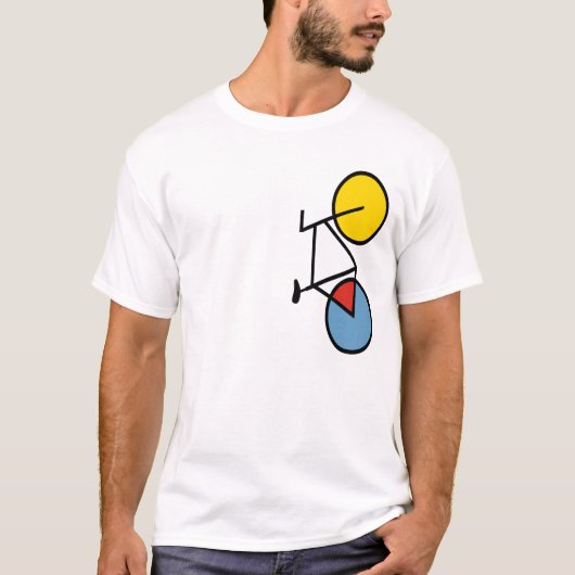 サイドTシャツの自転車 Tシャツ (正面)
