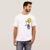 サイドTシャツの自転車 Tシャツ (正面フル)