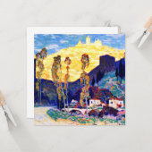 サイナ・クラレンス・ガニノアート夕べ カード (正面/裏面インサイチュ)