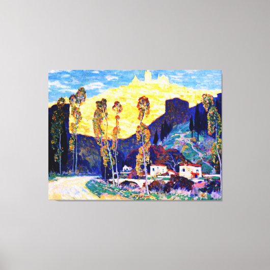 サイナ・クラレンス・ガニノアート夕べ キャンバスプリント (正面)