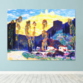 サイナ・クラレンス・ガニノアート夕べ キャンバスプリント (インサイチュ (ウッドフロア))