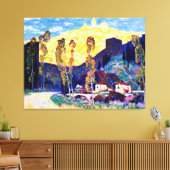 サイナ・クラレンス・ガニノアート夕べ キャンバスプリント (インサイチュ (リビング))