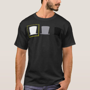 サイバおもしろいーセキュリティWhite Hat Hacker Tシャツ