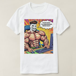 サイバシミュレーティブ戦争専門家Tシャツ Tシャツ