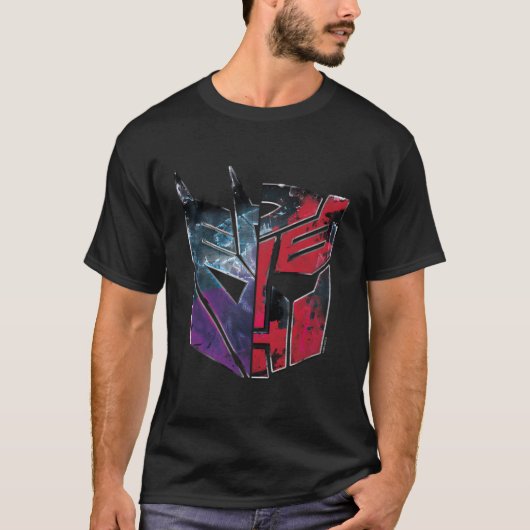 サイバトロンDecepticon Autobot向けトランス戦争 Tシャツ (正面)
