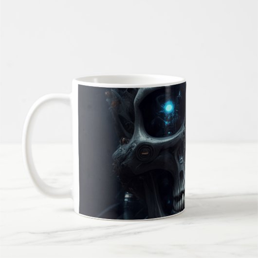 サイバネティックスカル コーヒーマグカップ (左)