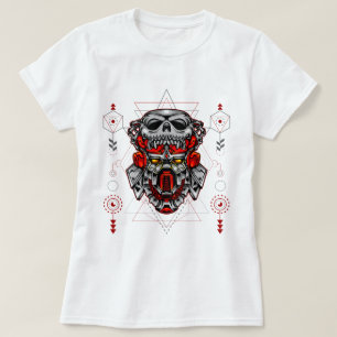 サイバネティックスカル Tシャツ