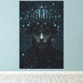 サイバネティックニューラルエンティティ キャンバスプリント (インサイチュ (ウッドフロア))