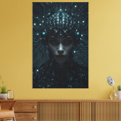 サイバネティックニューラルエンティティ キャンバスプリント (インサイチュ (リビング))