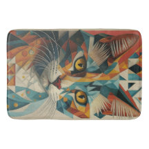 サイバネティック猫抽象芸術幾何学的キュビズム