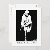 サイババシルディポストカードの聖人 ポストカード (正面/裏面)