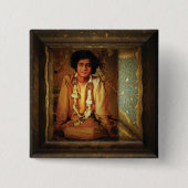 サイババ 缶バッジ (正面)