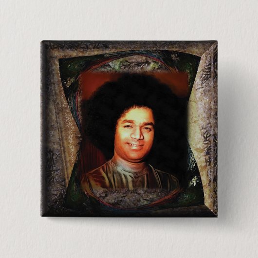 サイババ 缶バッジ (正面)