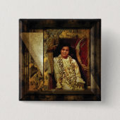 サイババ 缶バッジ (正面)