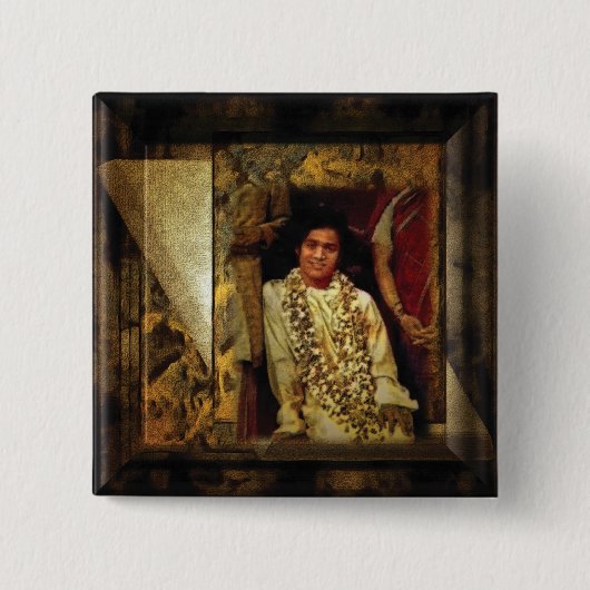 サイババ 缶バッジ (正面)