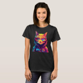 サイバパンキャット6 Tシャツ (正面フル)