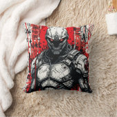 サイバパンクウォリアー装飾用クッション クッション (ブランケット)