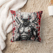 サイバパンクウォリアー装飾用クッション クッション (ブランケット)