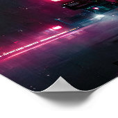 サイバパンククリスマスツリー ポスター (角)