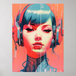 サイバパンクサイボーグガール ポスター