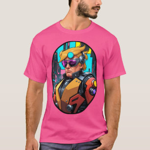 サイバパンクサイボーグドナルド・トランプ Tシャツ