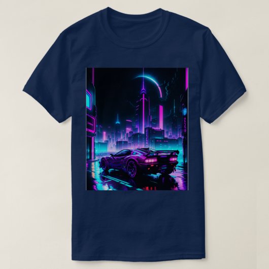 サイバパンクシティナイト3 Tシャツ (デザイン正面)