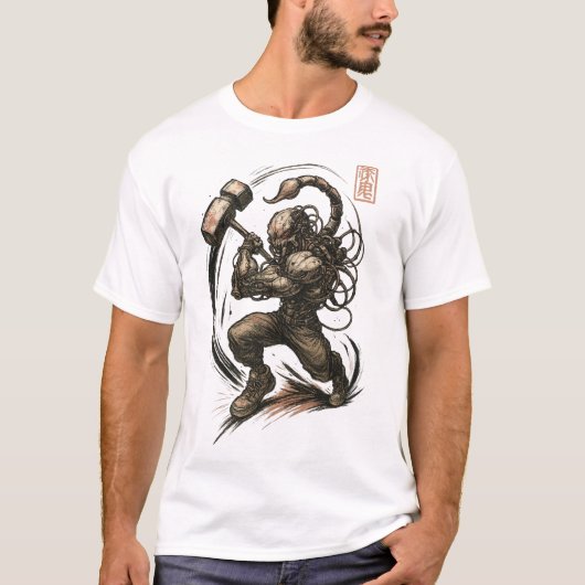 サイバパンクスコーピオン Tシャツ (正面)