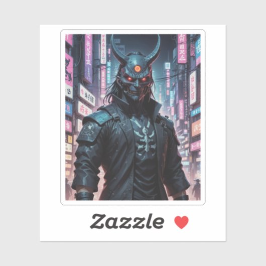 サイバパンクデーモンサムライ シール (シート)