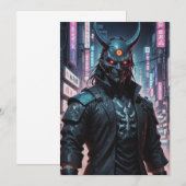 サイバパンクデーモンサムライ 招待状 (正面/裏面)