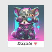 サイバパンクドッグ1カスタム枚のビニールシール シール (シート)