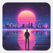 サイバパンクマン スクエアシール (正面)