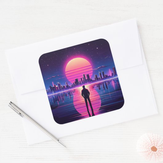 サイバパンクマン スクエアシール (封筒)