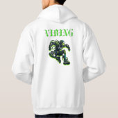 サイバパンクヴィビングフード付きスウェットシャツTシャツ パーカ (裏面)