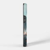 サイバパンク高層ビル市内車 iPhoneケース (右側面)