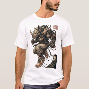 サイバパンクRhino Tシャツ