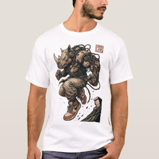 サイバパンクRhino Tシャツ
