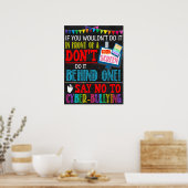 サイバーいじめっ子認識度ポスター ポスター (キッチン)