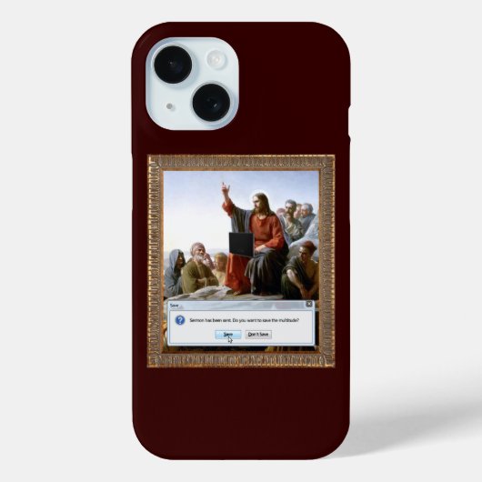 サイバーおもしろい説教 Case-Mate iPhoneケース (裏面)