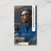 サイバーアナリスト写真QRコード名刺 名刺 (正面)