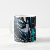 サイバーアブストラクトコーヒー コーヒーマグカップ (正面左)