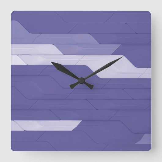 サイバーウォール正方形壁掛け時計 スクエア壁時計 (正面)